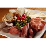 Assorted cold cut & cheese platter