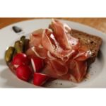 Black Forest ham on pumpernickel