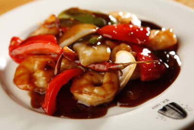 Asian shrimp stir fry