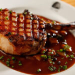 Grilled pork chop 