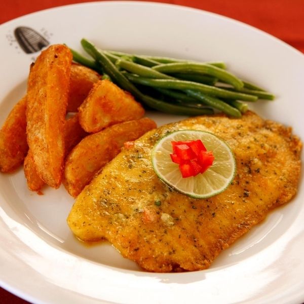 Broiled fillet of sole Plattduetsche Park Restaurant