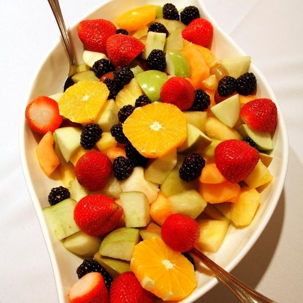 Assorted fresh fruit salad