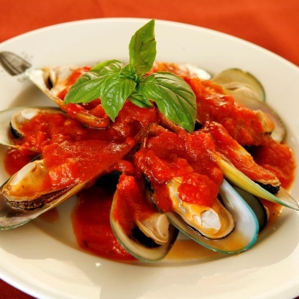 Mussels marinara