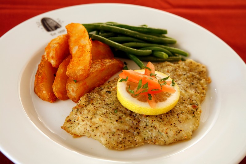 Roasted tilapia fillet