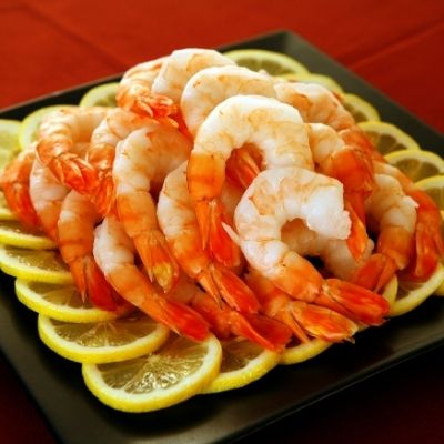 Chilled shrimp cocktail