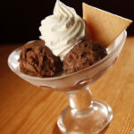 Plain vanilla or chocolate ice cream