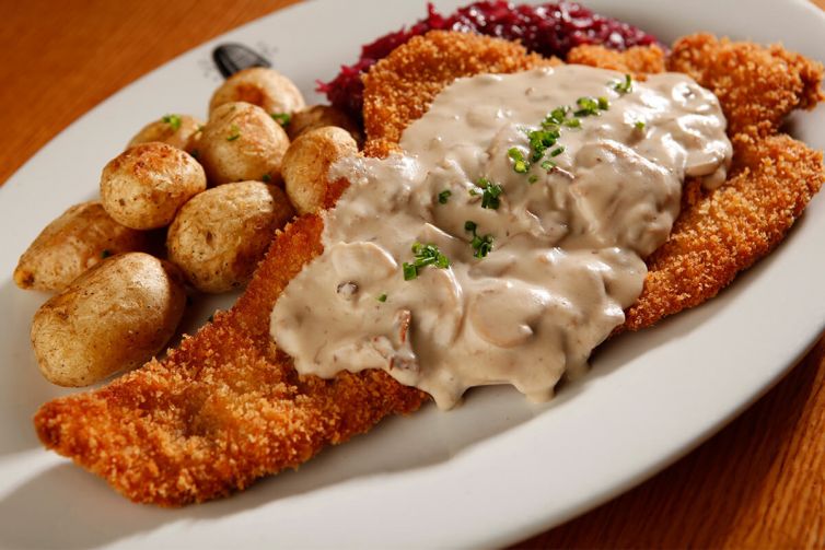 Champignon-rahmschnitzel