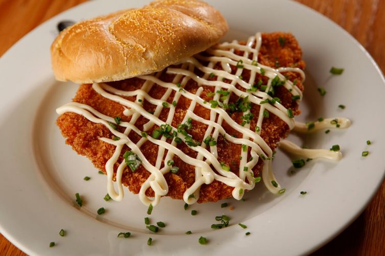 Schnitzel-sandwich