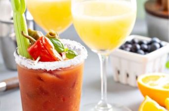 bloody mary and mimosa