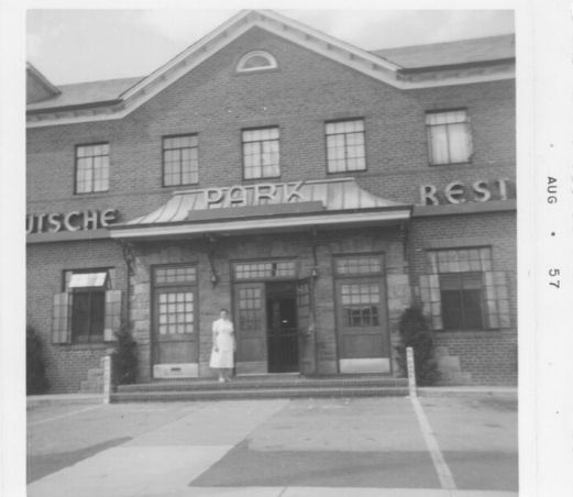 plattduetsche park restaurant in 1957