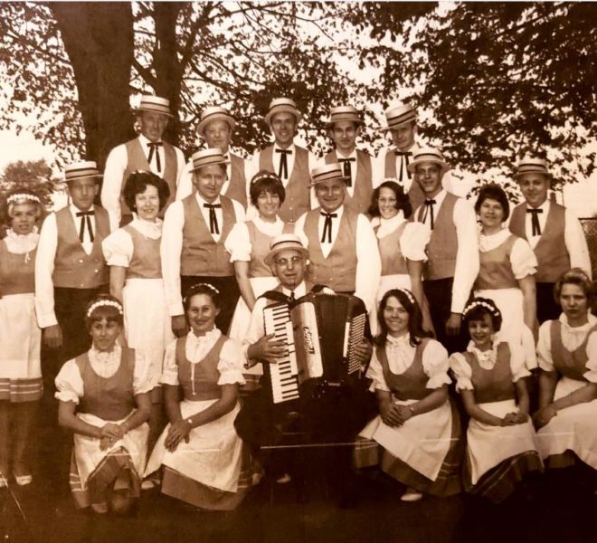 group with accordion
